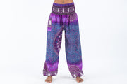 Tribal Chakras Women's Harem Pants in Purple