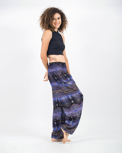 Paisley Women's Harem Pants in Blue