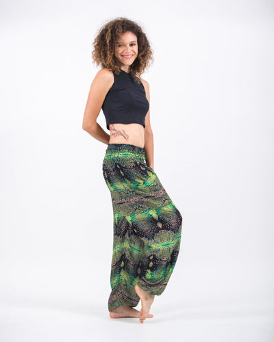 Paisley Women's Harem Pants in Green