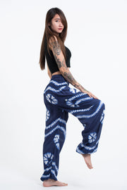 Tie Dye Women's Harem Pants in Indigo