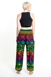 Rainbow Elephant Women's Elephant Pants in Green