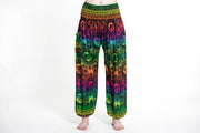 Rainbow Elephant Women's Elephant Pants in Green