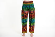 Rainbow Elephant Women's Elephant Pants in Orange