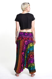 Rainbow Elephant 2-in-1 Jumpsuit Elephant Pants in Purple