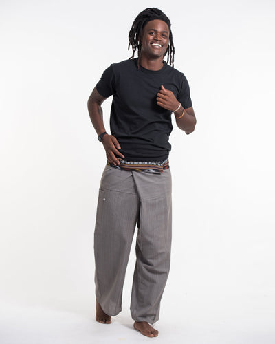 Unisex Thai Fisherman Pants in Gray