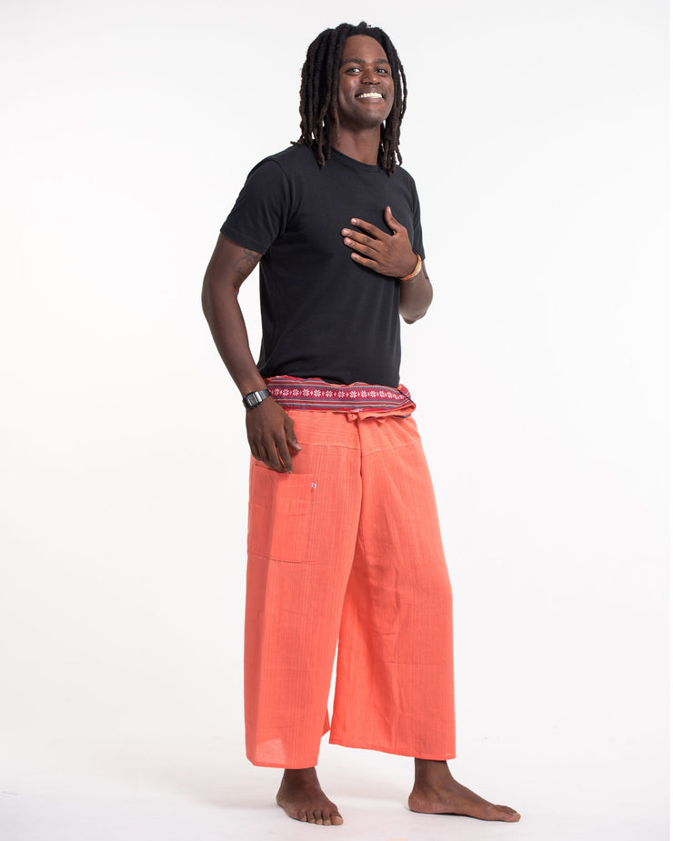 Unisex Thai Fisherman Pants in Peach