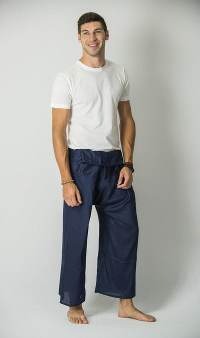 Unisex Thai Fisherman Pants in Steel