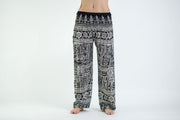 Tribal Prints Women's Harem Pants in Black