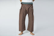 Unisex Thai Fisherman Pants in Brown