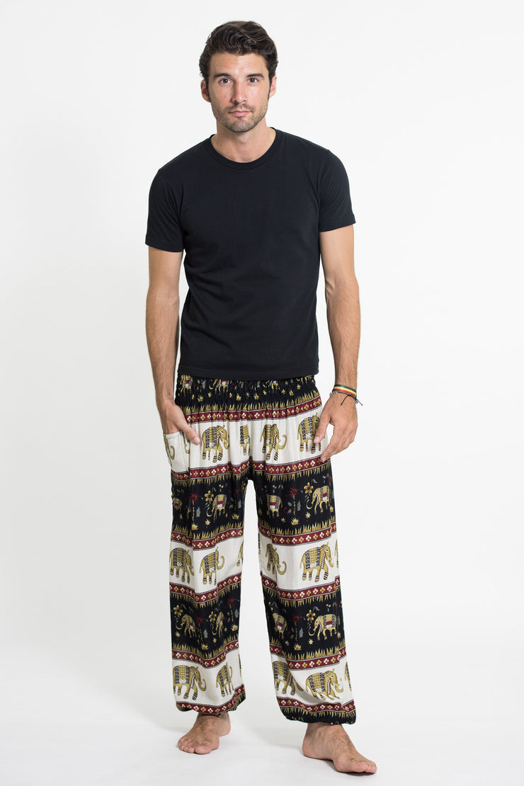 Elephant Bliss Men's Elephant Pants in Black