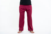 Solid Color Men's Tall Harem Pants in Red