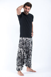 Imperial Elephant Drop Crotch Men's Elephant Pants in Black