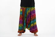 Plus Size Rainbow Elephant Drop Crotch Men's Elephant Pants in Purple