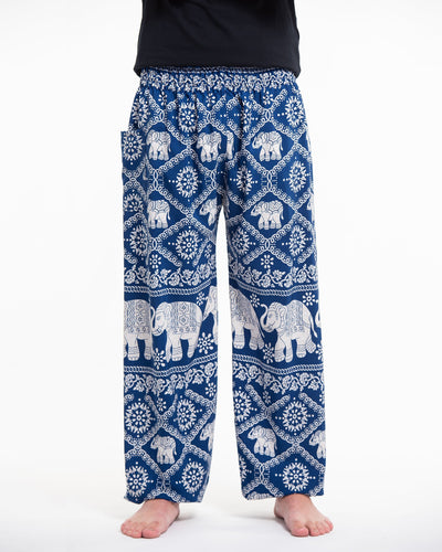 Diamond Elephant Tall Harem Pants in Blue