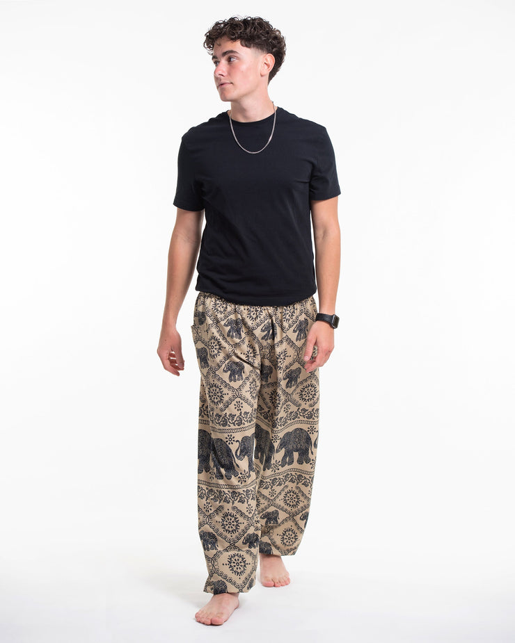 Diamond Elephant Tall Harem Pants in Gold