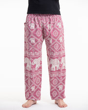 Diamond Elephant Tall Harem Pants in Pink