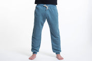 Men's Terry Pants with Aztec Pockets in Blue (Size S - XL )