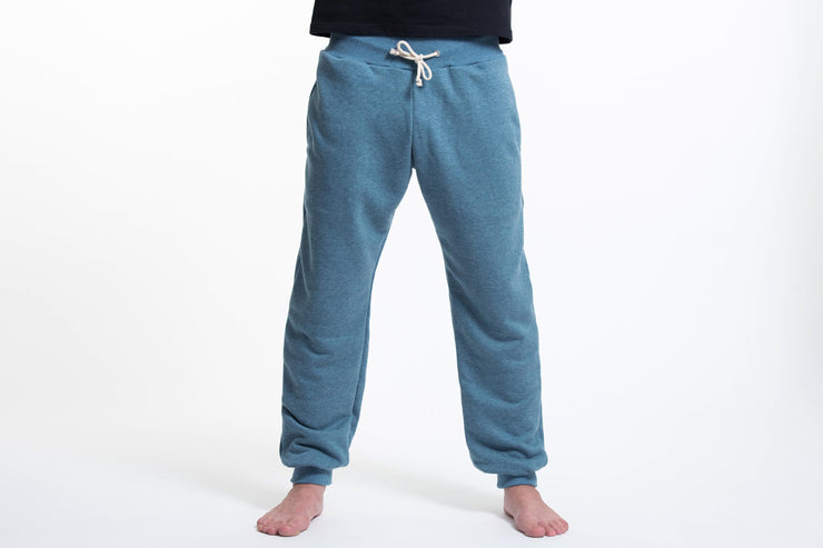 Men's Terry Pants with Aztec Pockets in Blue (Size S - XL )