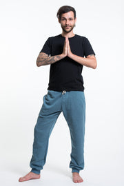 Men's Terry Pants with Aztec Pockets in Blue (Size S - XL )