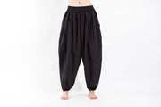 Genie Women's Cotton Harem Pants in Black