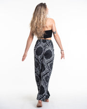 Patchwork Paisley Tall Harem Pants in Black