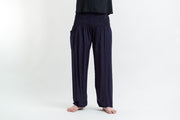 Solid Color Men's Harem Pants in Blue