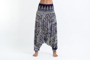 Tribal Prints 2-in-1 Jumpsuit Harem Pants in Navy