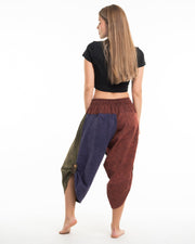 Women's Patchwork Stonewash Cropped Pants