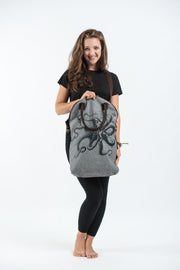 Octopus Denim Everyday Tote Bag