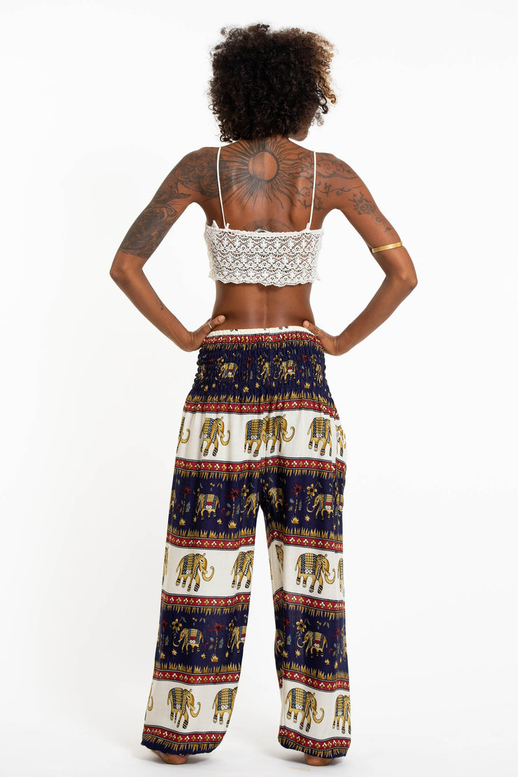 Elephant Bliss Women's Elephant Pants in Navy