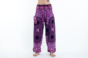 Paisley Mandalas Women's Harem Pants in Purple