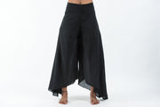 Women's Cotton Tinkerbell Palazzo Pants in Black