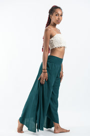 Women's Cotton Tinkerbell Palazzo Pants in Teal