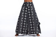 Diamonds Women's Cotton Palazzo Pants in Black